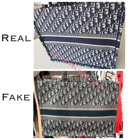 christian dior book tote real vs fake|christian dior oblique book tote review.